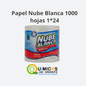 Papel higiénico nube blanca 1000 hojas